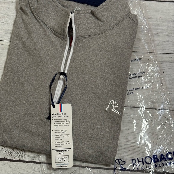 Rhoback Shirts Rhoback Performance Qzip The Glacier Poshmark